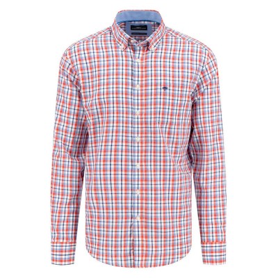 карирана,риза,мъжки,ризи,fynch,hatton,oxford,check,mix,long,sleeve,shirt,multicolor