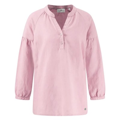 дамски,блузи,дамски,ризи,fynch,hatton,ruffel,linen,mix,long,sleeve,blouse,fresh,rose,(pink)
