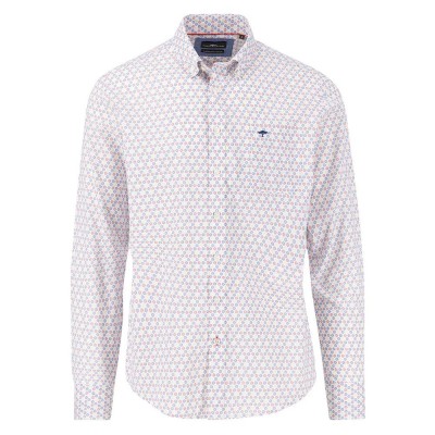 риза,с,дълъг,ръкав,мъжки,ризи,fynch,hatton,seasonal,combi,print,long,sleeve,shirt,white,(poppy,red)
