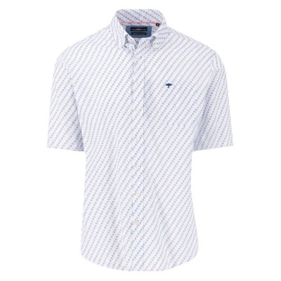 риза,с,къс,ръкав,мъжки,ризи,fynch,hatton,seasonal,combi,print,short,sleeve,shirt,white,(peony)