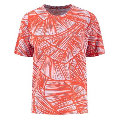 тениска,дамски,тениски,fynch,hatton,slub,aop,shell,short,sleeve,t,shirt,summer,red,(orange)