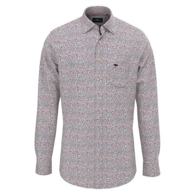 риза,с,дълъг,ръкав,мъжки,ризи,fynch,hatton,seasonal,minimal,flower,long,sleeve,shirt,grey,(poppy,red)