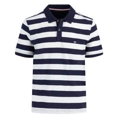 блуза,с,яка,мъжки,блузи,с,яка,fynch,hatton,slub,stripe,short,sleeve,polo,blue,(navy)