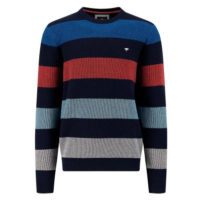 блуза,мъжки,пуловери,fynch,hatton,striped,structure,sweater,blue