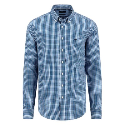 карирана,риза,мъжки,ризи,fynch,hatton,small,check.,b.d,long,sleeve,shirt,blue,(strong,blue)