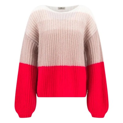 блуза,дамски,пуловери,дамски,плетени,дрехи,fynch,hatton,stripe,loose,hairy,sweater,beige,(milk)