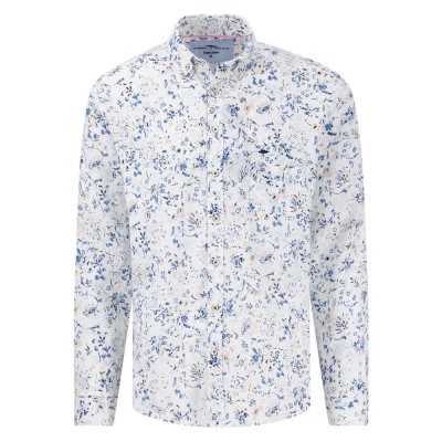 риза,с,дълъг,ръкав,мъжки,ризи,fynch,hatton,summer,linen,prints,long,sleeve,shirt,white,(white)