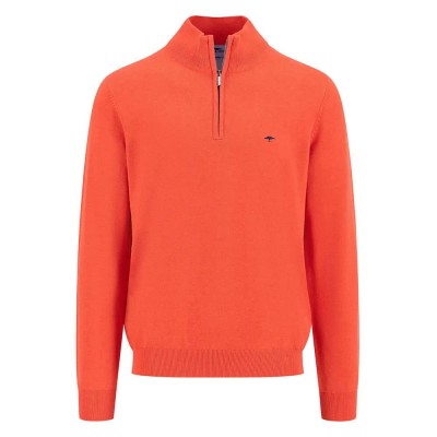 блуза,мъжки,пуловери,fynch,hatton,superfine,half,zip,sweater,poppy,red,(orange)