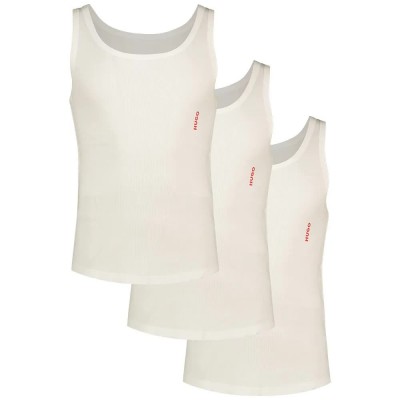 мъжко,бельо,hugo,10273178,red,sleeveless,base,layer,3,units,white,(white)
