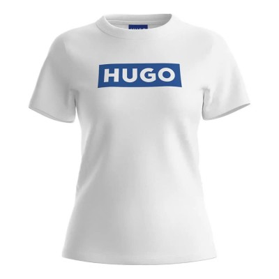 тениска,дамски,тениски,hugo,classic,10258021,01,short,sleeve,t,shirt,white