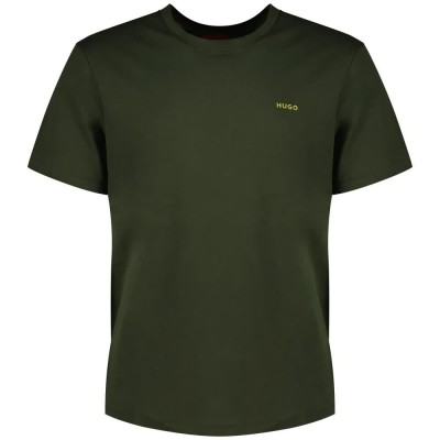 тениска,мъжки,тениски,hugo,dero,222,10229761,01,short,sleeve,t,shirt,dark,green,(green)