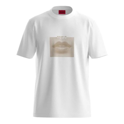 тениска,мъжки,тениски,hugo,deterni,10258299,01,t,shirt,white