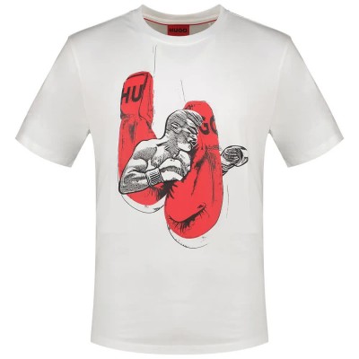 тениска,мъжки,тениски,hugo,diboxer,10266462,01,t,shirt,white