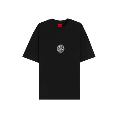 тениска,мъжки,тениски,hugo,dwresto,10271169,01,short,sleeve,t,shirt,black