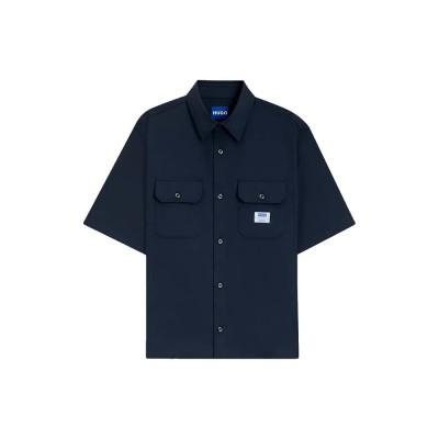 риза,с,къс,ръкав,мъжки,ризи,hugo,ekyno,10260730,01,short,sleeve,shirt,blue,(navy)