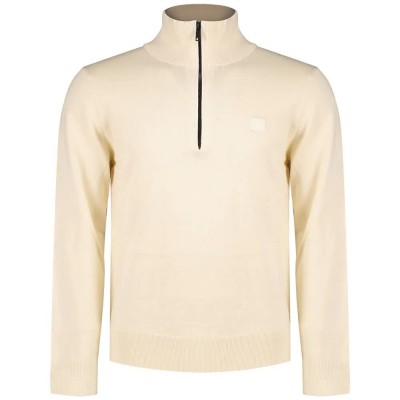 блуза,мъжки,пуловери,boss,kanobix,s,10265846,half,zip,sweater,open,yellow,(beige)