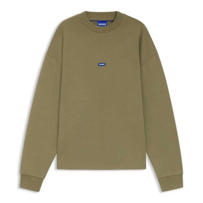 блуза,мъжки,пуловери,hugo,nedro,01,blue,sweatshirt,open,green,(green)