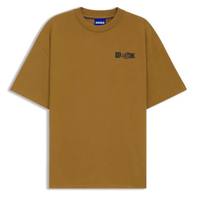 тениска,мъжки,тениски,hugo,nilte,10250555,01,t,shirt,brown