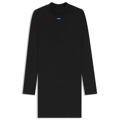 тениска,дамски,тениски,hugo,nilla,10272901,01,blue,long,sleeve,t,shirt,black