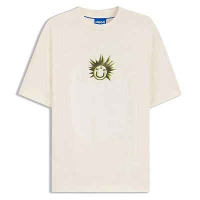 тениска,мъжки,тениски,hugo,nylix,10272987,01,t,shirt,beige