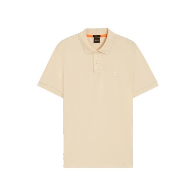 мъжки,блузи,с,яка,boss,passenger,short,sleeve,polo,open,yellow,(beige)