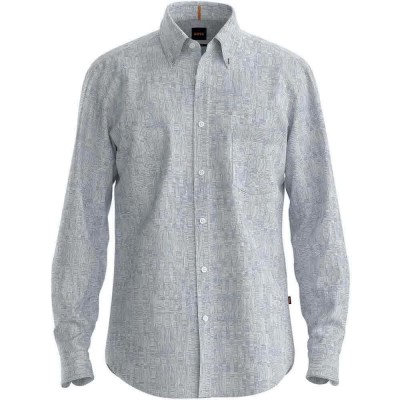 мъжки,ризи,boss,rickert,10272235,01,shirt,natural,(grey)