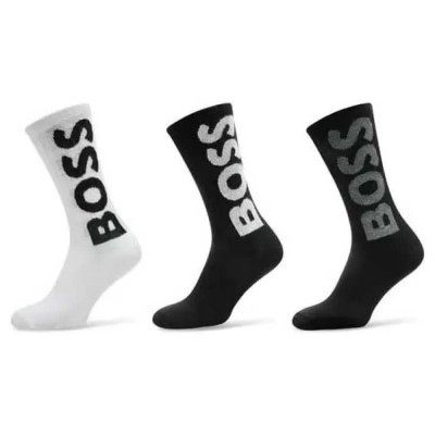 чорапи,мъжки,чорапи,boss,rib,logo,10263518,socks,3,pairs,open,miscellaneous,multicolor,5,(white,black)