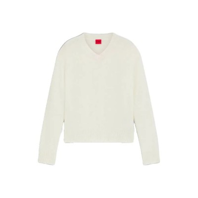 блуза,дамски,пуловери,дамски,плетени,дрехи,hugo,solanu,10272919,01,sweater,white