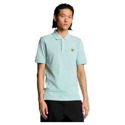 мъжки,блузи,с,яка,lyle,&,scott,plain,short,sleeve,polo,future,blue,(blue)