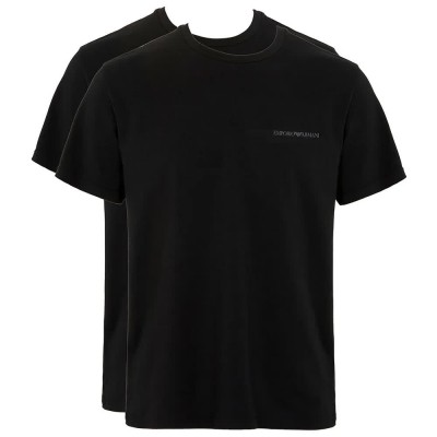 тениска,мъжки,тениски,emporio,armani,em000391,af10776,short,sleeve,t,shirt,2,units,black,(black,black)