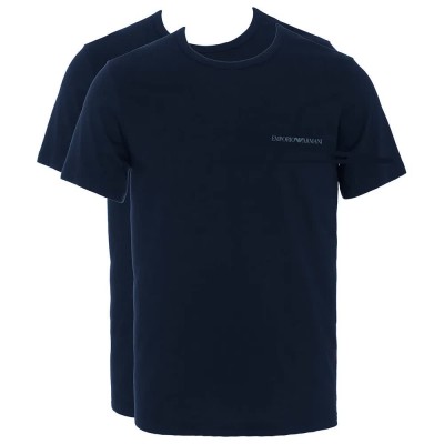 тениска,мъжки,тениски,emporio,armani,em000391,af10779,short,sleeve,t,shirt,2,units,blue,(armani,blue,armani,black)