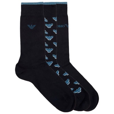 чорапи,мъжки,чорапи,emporio,armani,em000554,af13202,short,socks,3,pairs,black,(armani,blue,armani,b)
