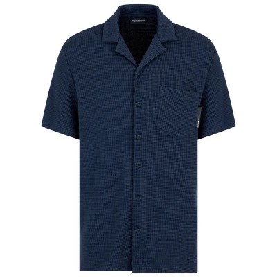 риза,с,къс,ръкав,мъжки,ризи,emporio,armani,em000633,af10792,short,sleeve,shirt,blue