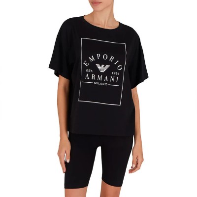 тениска,дамски,тениски,emporio,armani,ew000553,af10887,short,sleeve,t,shirt,black