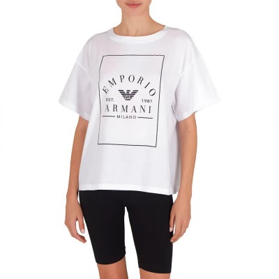 тениска,дамски,тениски,emporio,armani,ew000553,af10887,short,sleeve,t,shirt,white