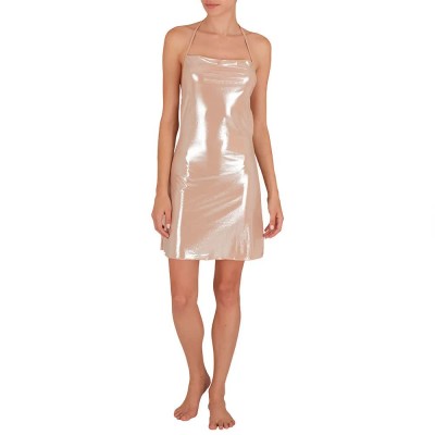 рокля,дамски,поли,и,рокли,emporio,armani,ew000598,af12203,sleeveless,short,dress,pink,micro,foil,dot,(pink)