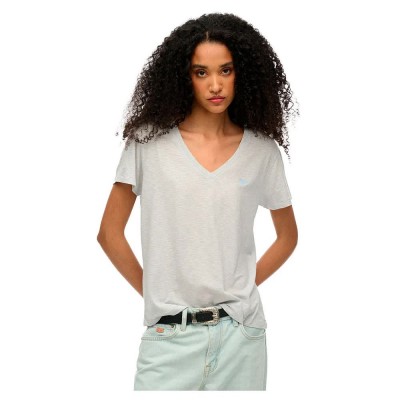тениска,дамски,тениски,superdry,studios,slub,embroidered,short,sleeve,v,neck,t,shirt,ashley,blue,optic,stripe,(grey)