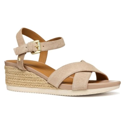 сандали,дамски,сандали,и,чехли,geox,ischia,corda,sandals,dark,rose,(beige,pink)