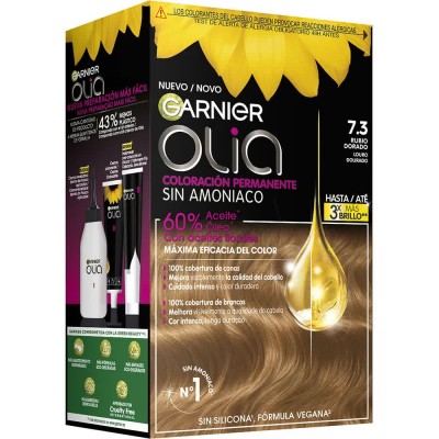 хигиена,коса,garnier,permanent,dye,olia,7.3,golden,dark,blonde,multicolor,(clear)
