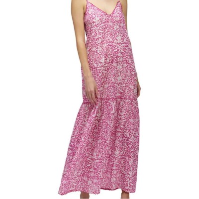рокля,дамски,поли,и,рокли,sundek,abito,sleeveless,long,dress,pink