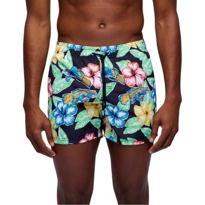 бански,гащета,мъжки,бански,костюми,sundek,animal,fish,swimming,shorts,black,black,(black)