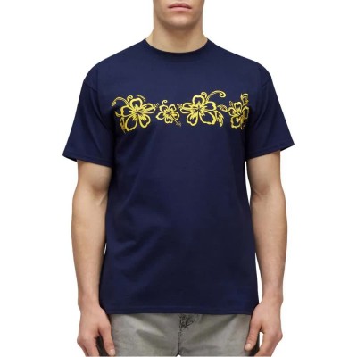 тениска,мъжки,тениски,sundek,archive,hibiscus,short,sleeve,t,shirt,blue