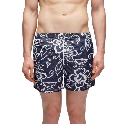 бански,гащета,мъжки,бански,костюми,sundek,archive,hibiscus,swimming,shorts,vintage,black,(blue)