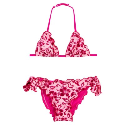 детски,бански,костюми,sundek,bikini,hibiscus,hibiscus,(pink)