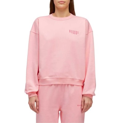 блуза,дамски,блузи,sundek,felpa,logo,sweatshirt,peach,(pink)