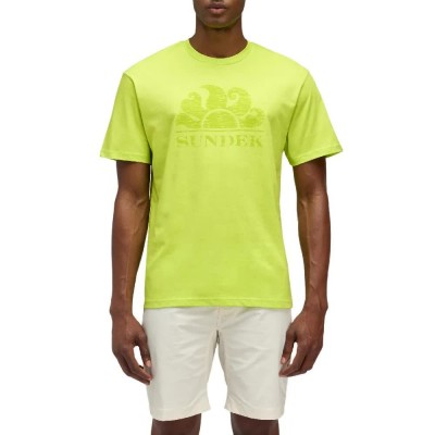 тениска,мъжки,тениски,sundek,logo,short,sleeve,t,shirt,avocado,avocado,(yellow)
