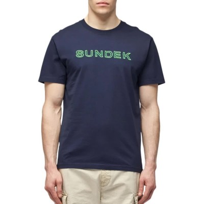 тениска,мъжки,тениски,sundek,logo,short,sleeve,t,shirt,navy,01,navy,01,(blue)
