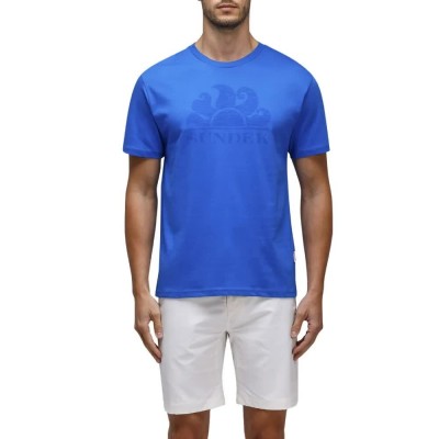 тениска,мъжки,тениски,sundek,logo,short,sleeve,t,shirt,oversky,(blue)