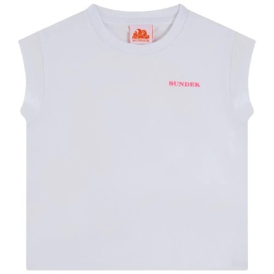 тениска,детски,тениски,sundek,logo,sleeveless,t,shirt,white,01,(white)