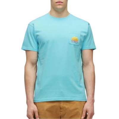 тениска,мъжки,тениски,sundek,maxi,logo,short,sleeve,t,shirt,blue